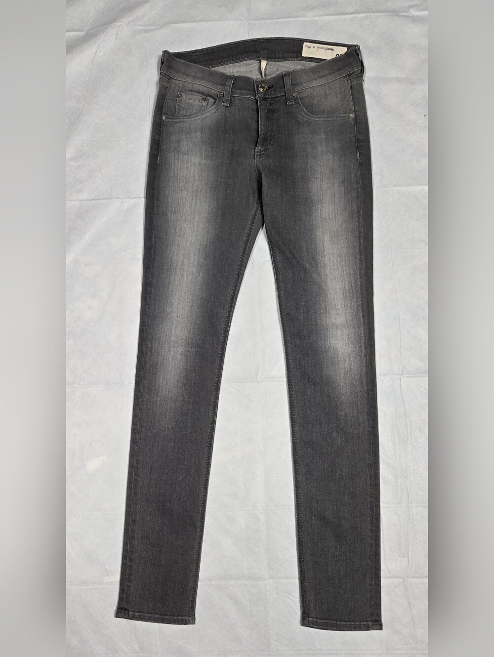 Rag & Bone Skinny Jeans 27 Gray Stretch